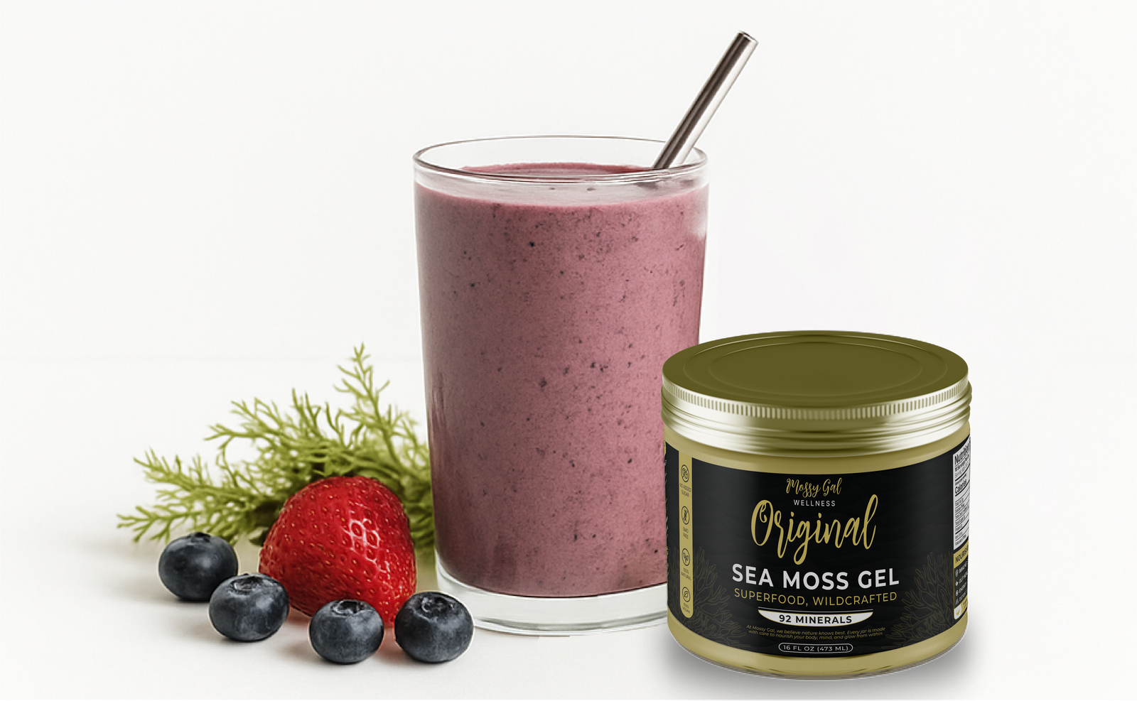 Berry Sea Moss Smoothie