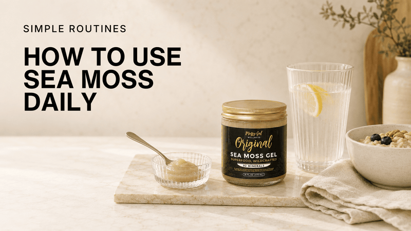 How to Use Sea Moss Daily: Simple Wellness Routines