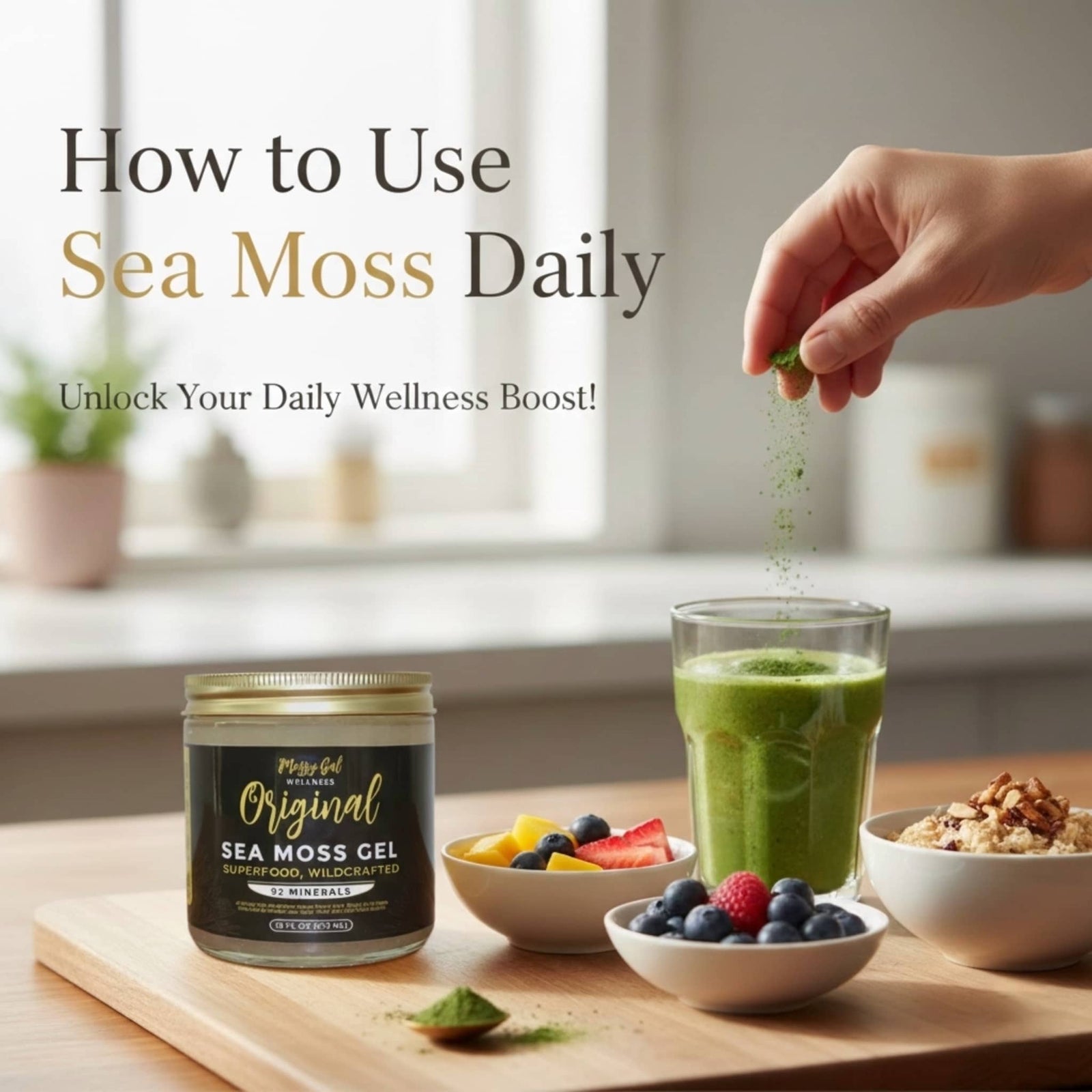How to Use Sea Moss Daily: Simple Wellness Routines
