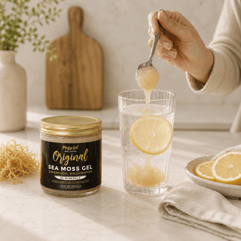 Sea Moss Lemon Ginger Tea