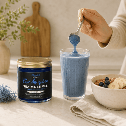 Mossy Gal Blue Spirulina Sea Moss Gel | Ocean Blend
