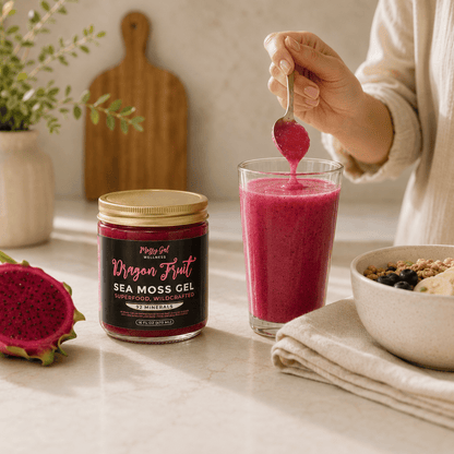 Mossy Gal Dragon Fruit Sea Moss Gel | Tropical Wellness Blend