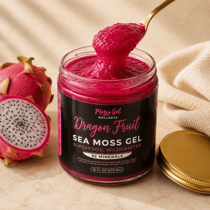Mossy Gal Dragon Fruit Sea Moss Gel | Tropical Wellness Blend