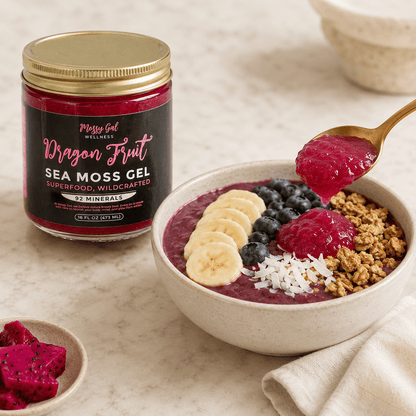 Mossy Gal Dragon Fruit Sea Moss Gel | Tropical Wellness Blend