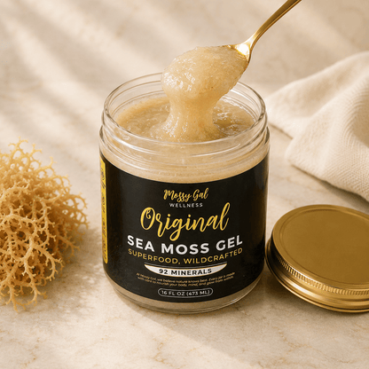 Mossy Gal Original Sea Moss Gel | Pure Mineral Wellness Blend
