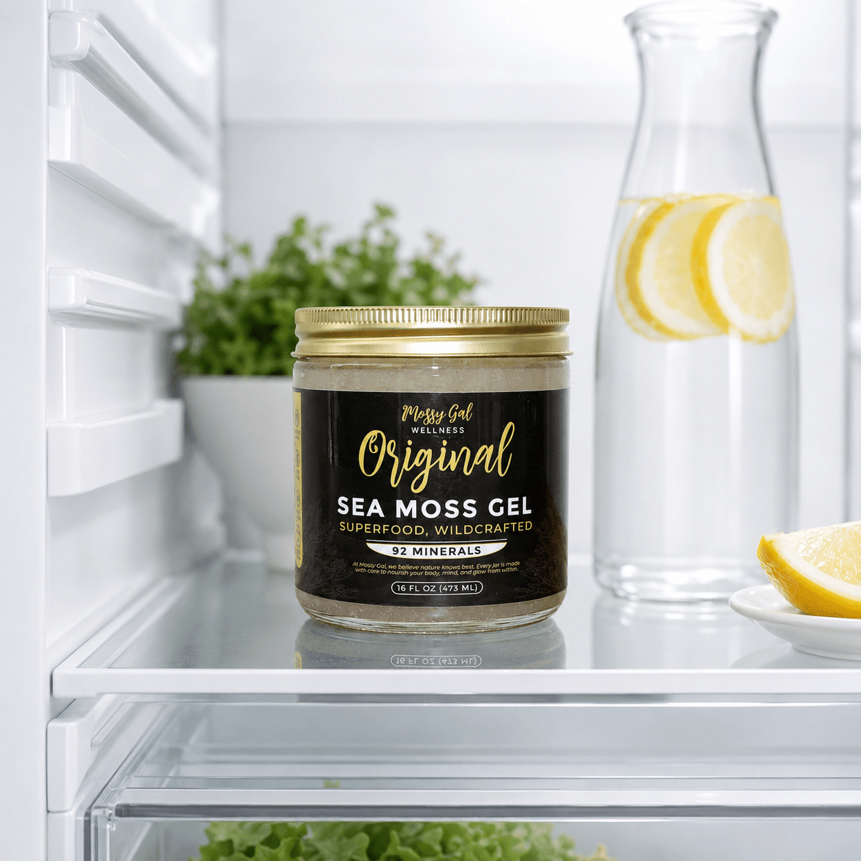 Mossy Gal Original Sea Moss Gel | Pure Mineral Wellness Blend