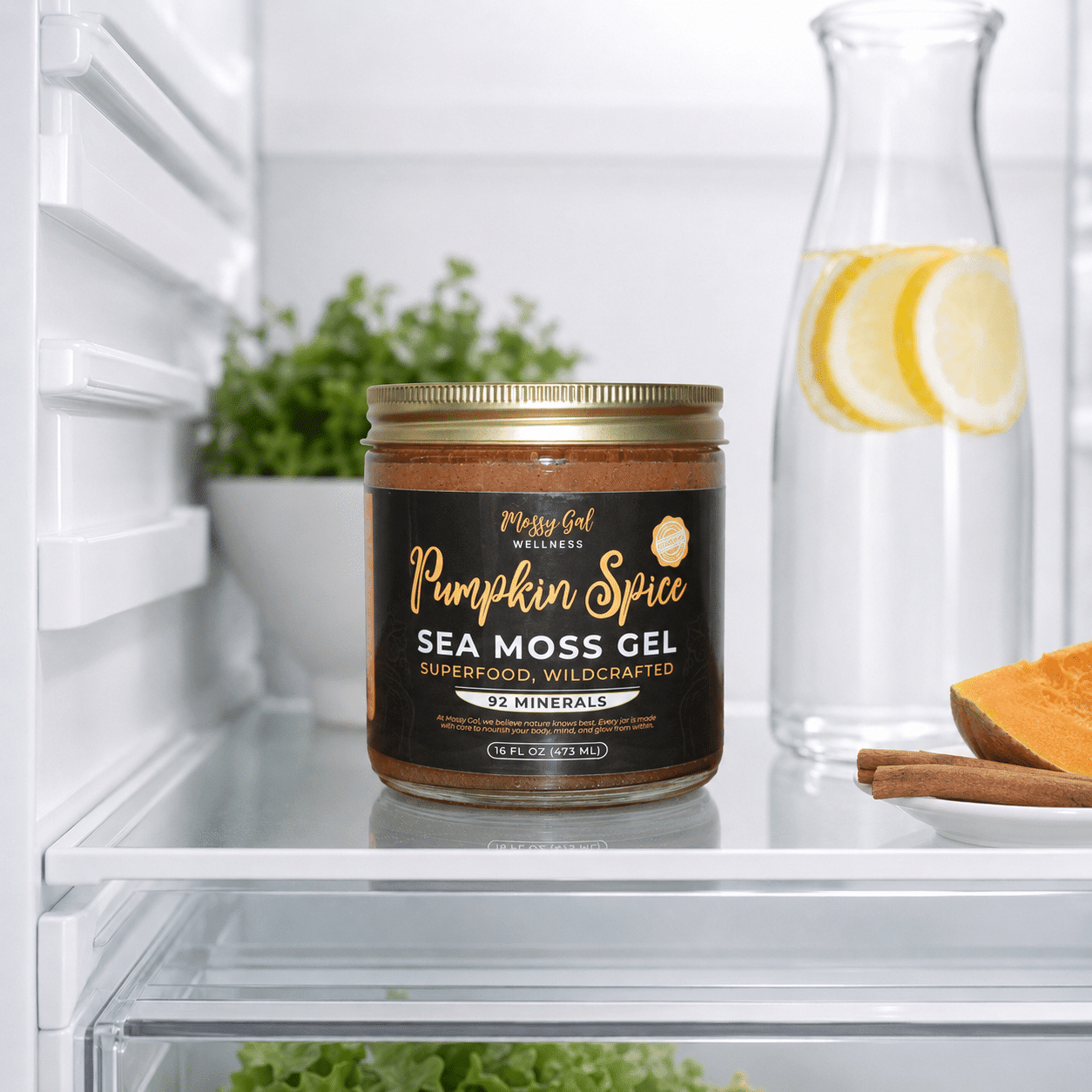 Mossy Gal Pumpkin Spice Sea Moss Gel | Autumn Superblend