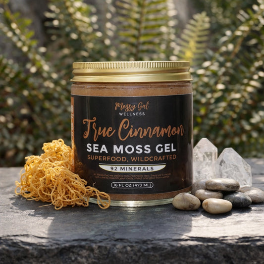 Mossy Gal True Cinnamon Sea Moss Gel | Warming Wellness Blend