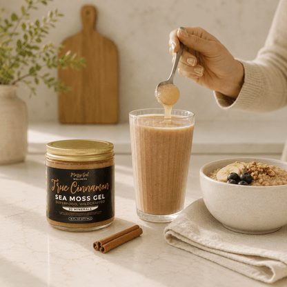 Mossy Gal True Cinnamon Sea Moss Gel | Warming Wellness Blend