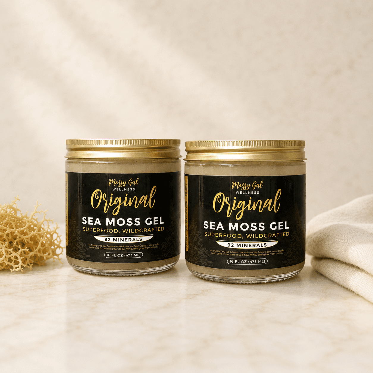 Original Sea Moss Gel 2-Pack | Daily Wellness Bundle